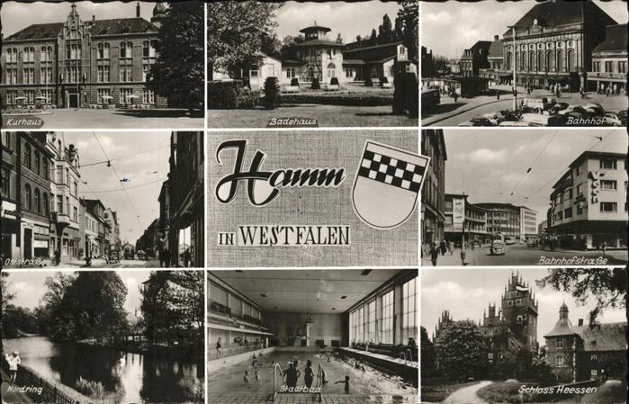 Hamm Westfalen Bahnhof Bahnhofstrasse Schloss Heessen