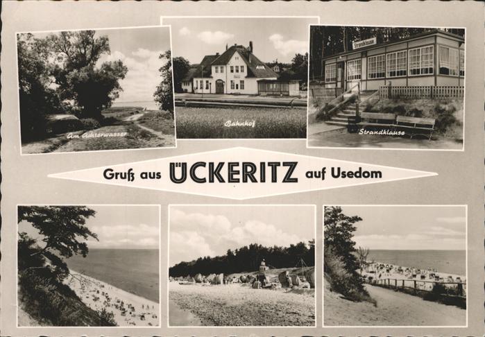 Ueckeritz Usedom Strandklause Bahnhof