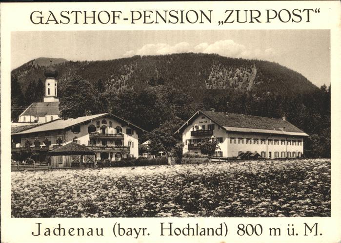 Jachenau Gasthof Pension zur Post