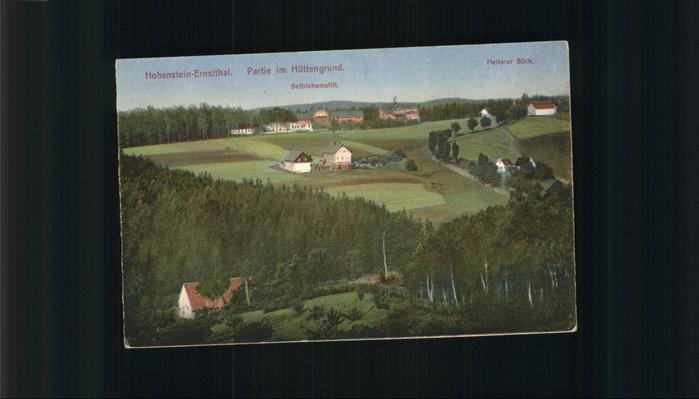 Hohenstein-Ernstthal Hüttengrund Betlehemstift