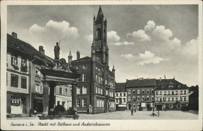 Kamenz Sachsen Markt Rathaus