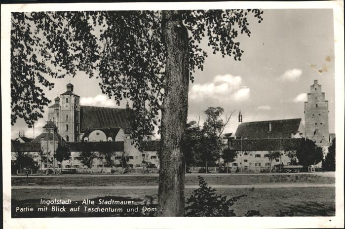 INGOLSTADT  CITY Alte Stadtmauer Dom