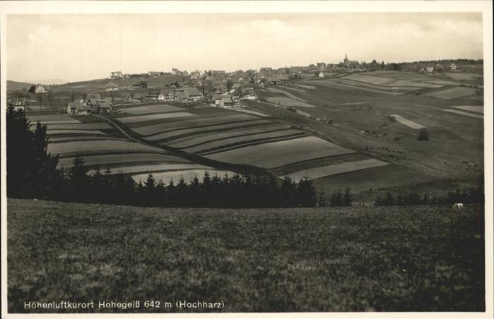 Hohegeiss Harz Panorama