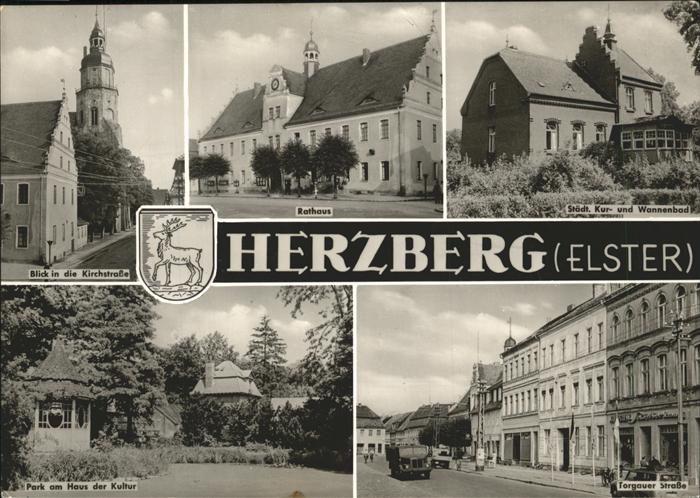 Herzberg Elster Rathaus Kurbad Kirchstraße Torgauer Str
