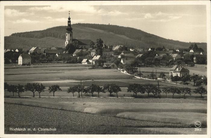 Hochkirch Sachsen Czorneboh Panorama