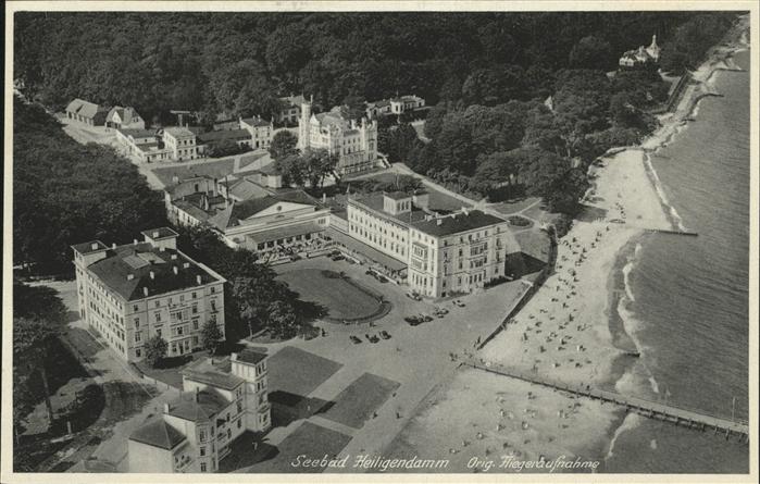 Heiligendamm Ostseebad Fliegeraufnahme Strand Steg