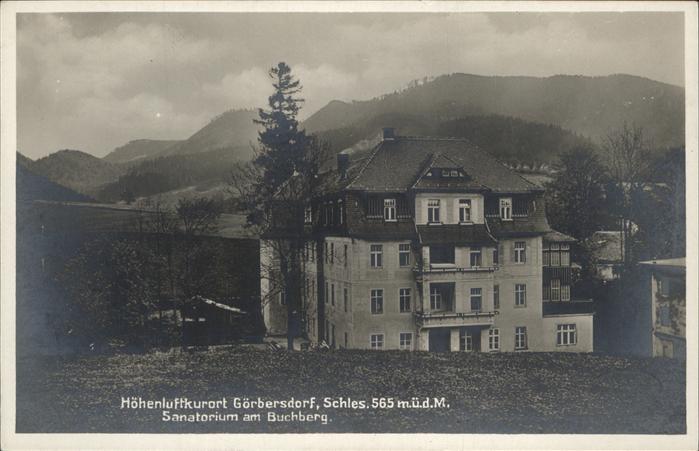 Goerbersdorf Schlesien Sanatorium Buchberg