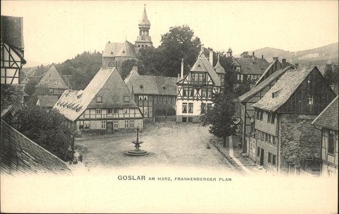 GOSLAR Harz Niedersachsen Frankenberger Plan