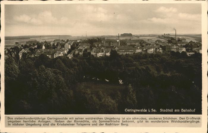 Geringswalde Stadtteil Bahnhof