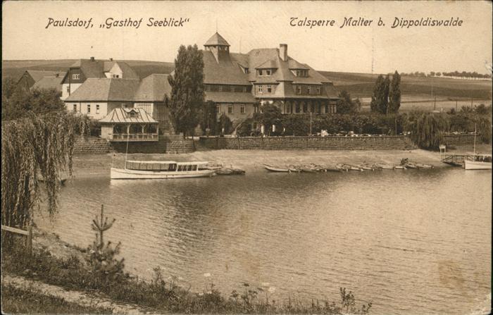Paulsdorf Dippoldiswalde Gasthof Seeblick
