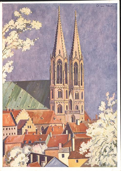 Goerlitz Sachsen Peterskirchtürme