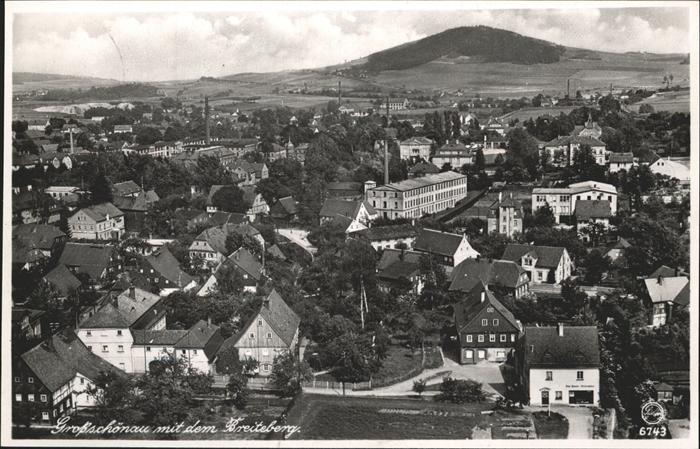 Grossschoenau Sachsen Gesamtansicht Breiteberg