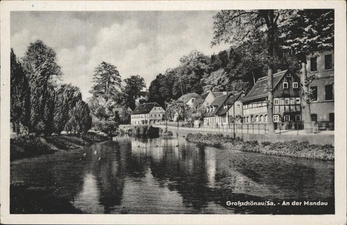 Grossschoenau Sachsen An der Mandau