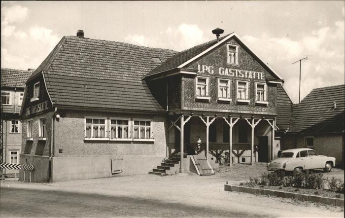 Gehren Thueringen LPG Gaststätte