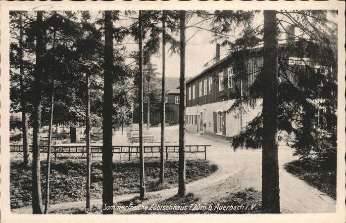 Auerbach Vogtland Feldpost Hotel Pension Zöbischhaus