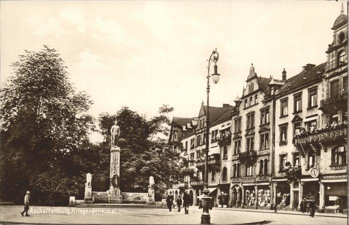 Aschaffenburg Main Kriegerdenkmal