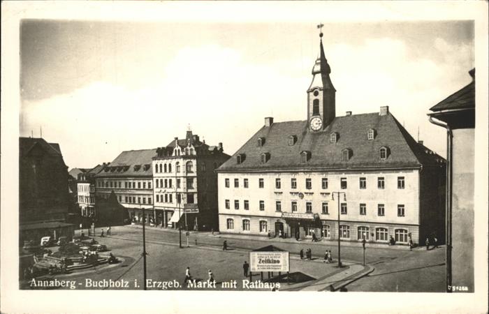 Annaberg-Buchholz Erzgebirge Markt Rathaus