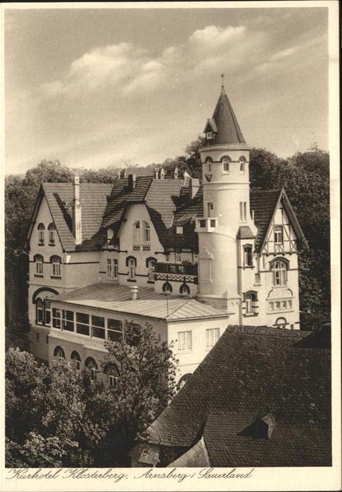 Arnsberg Westfalen Kurhotel Klosterberg