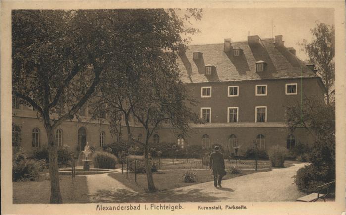Bad Alexandersbad Kuranstalt Parkseite, Fichtelgebirge