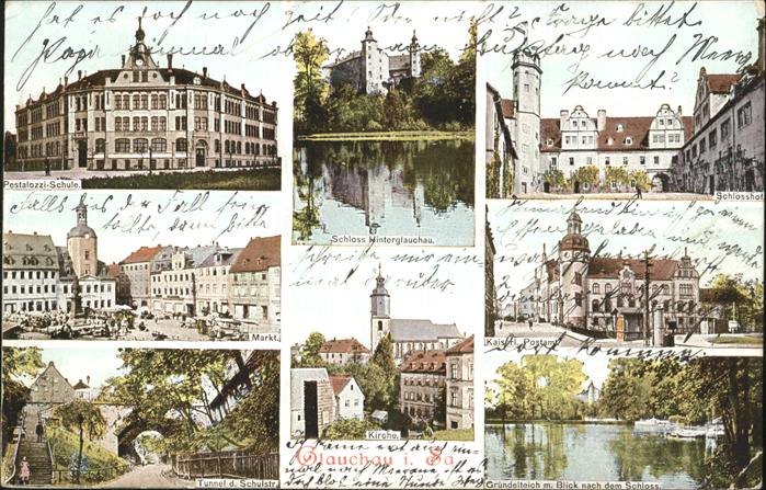 Glauchau Schloss Hinterglauchau Gründelteich