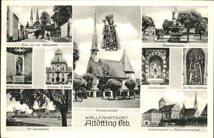 ALToeTTING Bayern Wallfahrtsort Marienbrunnen, Basilika St. Anna