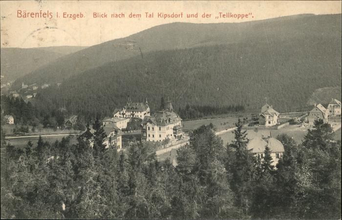 Baerenfels Erzgebirge Kipsdorf Tellkoppe