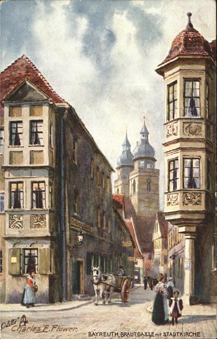 BAYREUTH Bayern Brautgasse Stadtkirche