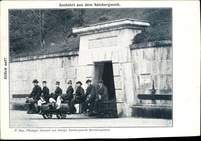 BERCHTESGADEN Bayern Salzbergwerk Ausfahrt