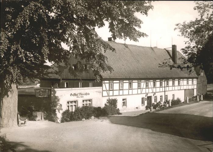 Baerenfels Erzgebirge Gasthof Bärenfels