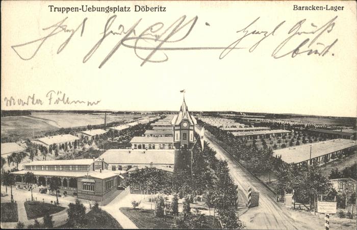 Doeberitz Truppenuebungsplatz Baracken-Lager