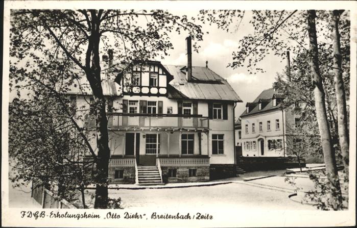 Breitenbach Zeitz Erholungsheim Otto Diehr