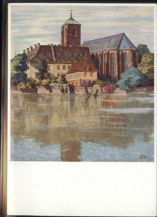 Breslau Niederschlesien St.Maria auf dem Sande Feldpostkarte