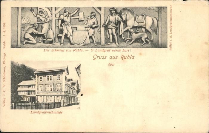 Ruhla Landdgrafenschmiede Schmied von Ruhla