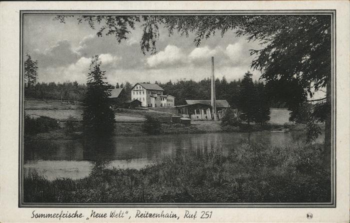 Reitzenhain Erzgebirge Neue Welt