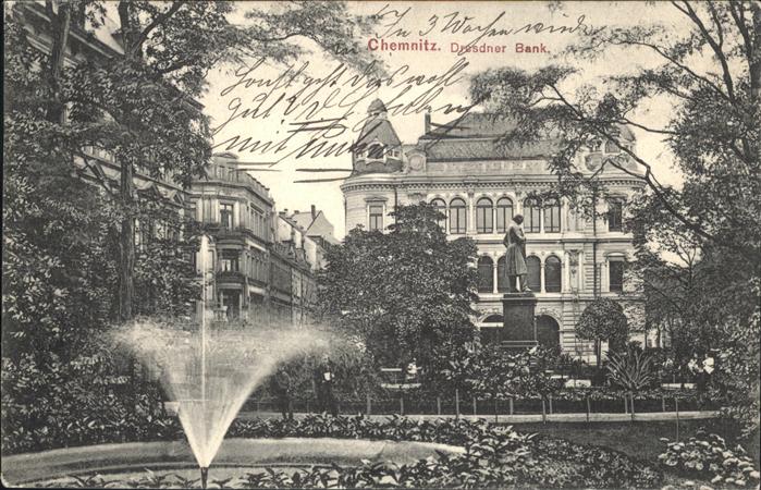 CHEMNITZ Sachsen Dresdner Bank