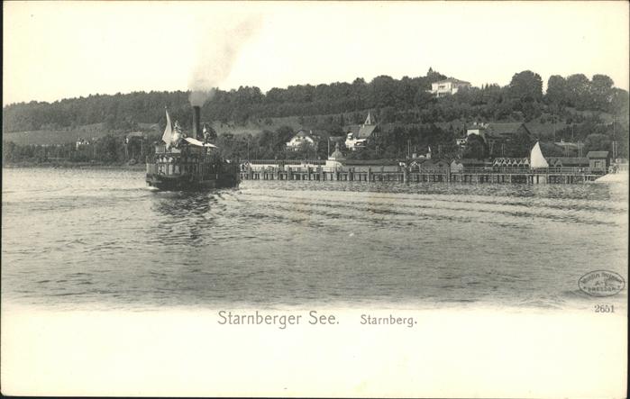 Starnberg Starnbergersee Bayern Starnberger See Dampfer