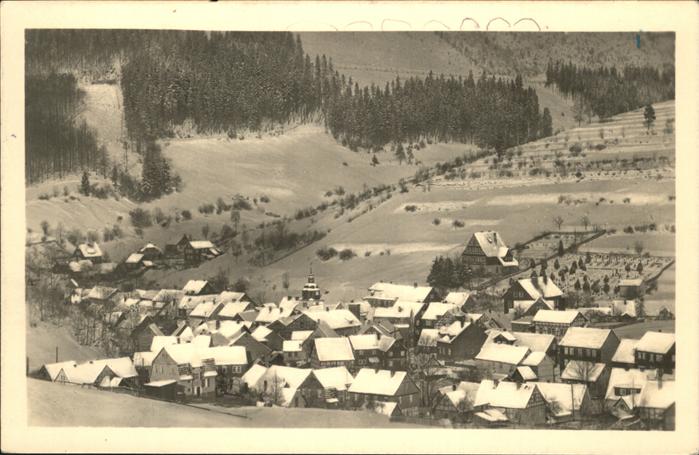 Oberschoenau Thueringen Gesamtansicht