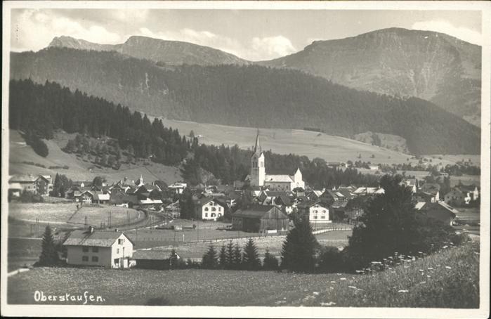 Oberstaufen Oberallgaeu Bayern Gesamtansicht