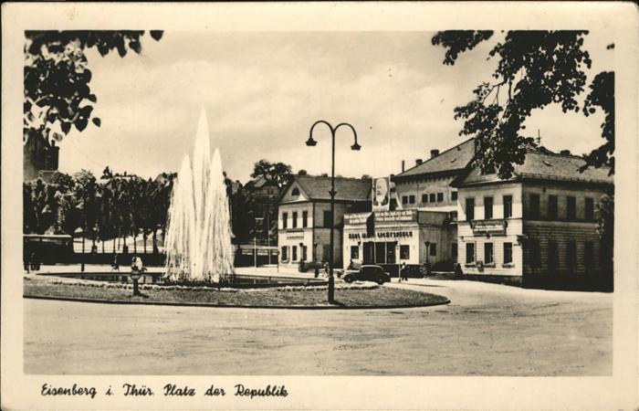 Eisenberg Thueringen Platz der Republik
