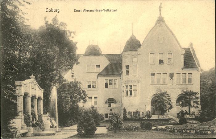 Coburg Bayern Ernst Alexandrinen-Volksbad