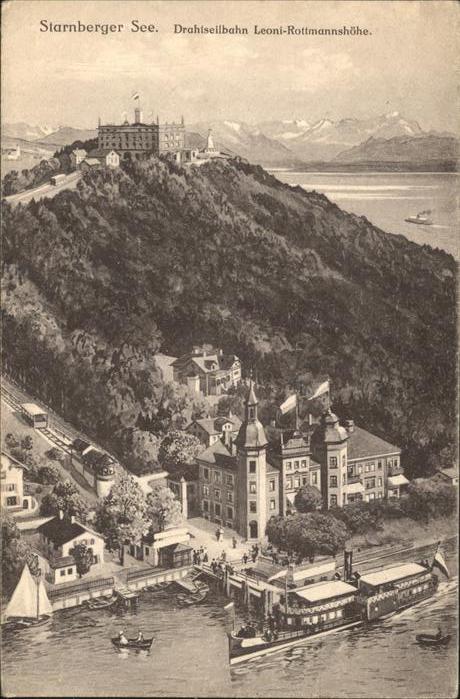 Starnbergersee Drahtseilbahn Leoni Rottmannshöhe