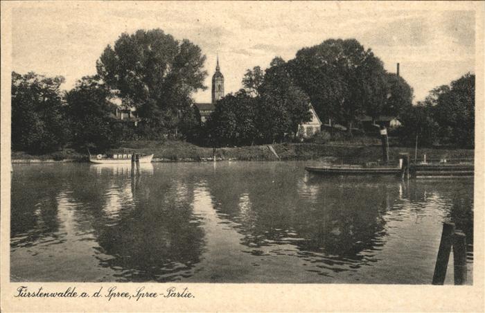 Fuerstenwalde Spree Spree Schiff Boot
