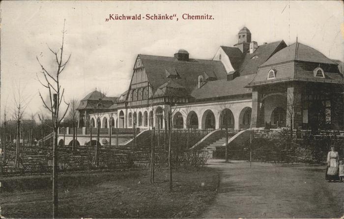 CHEMNITZ Sachsen Kuechenwaldschaenke Frau Kind