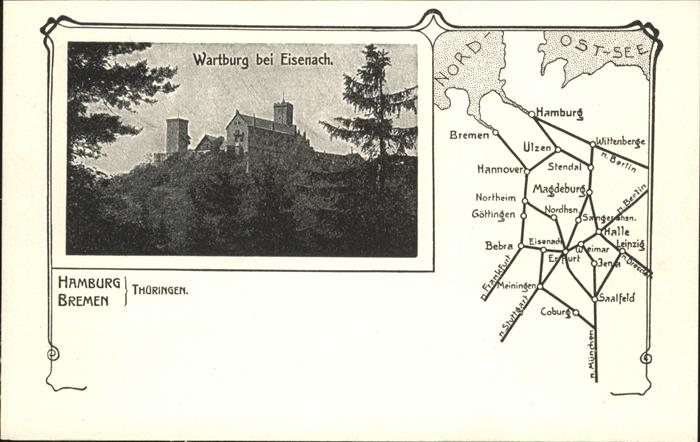 Eisenach Thueringen Wartburg