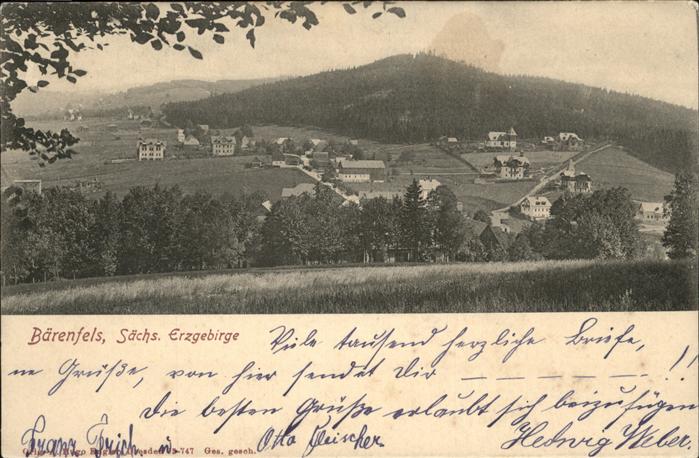 Baerenfels Erzgebirge