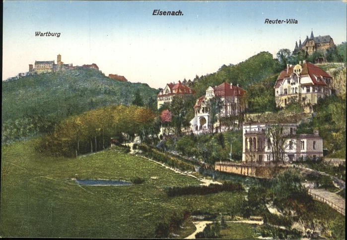 Eisenach Thueringen Wartburg Reuter Villa