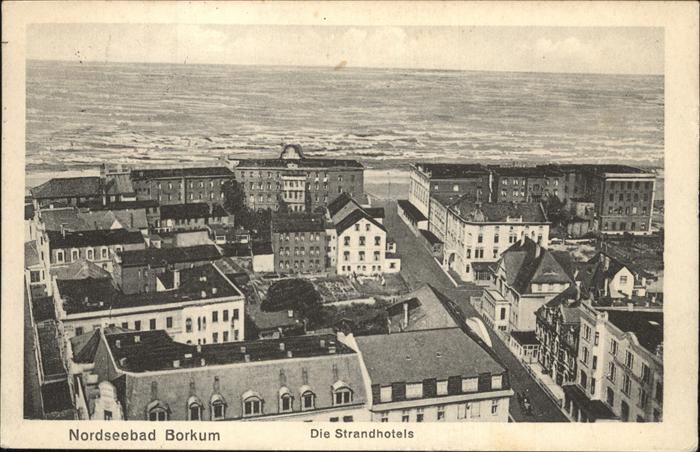 BORKUM Nordseebad Niedersachsen Strandhotels