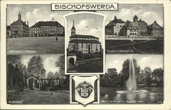 Bischofswerda Butterber Friedrich August Park Wappen