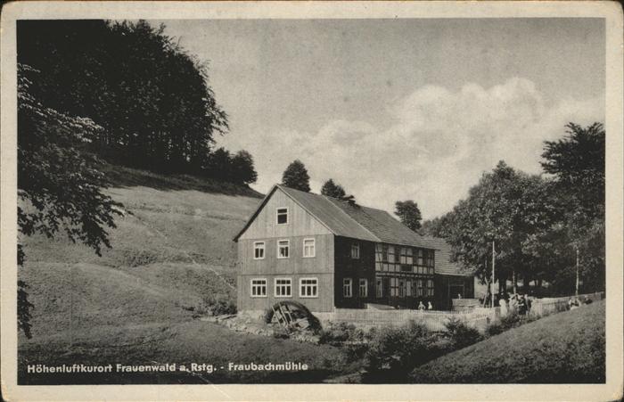 Frauenwald Thueringen Fraubachmühle