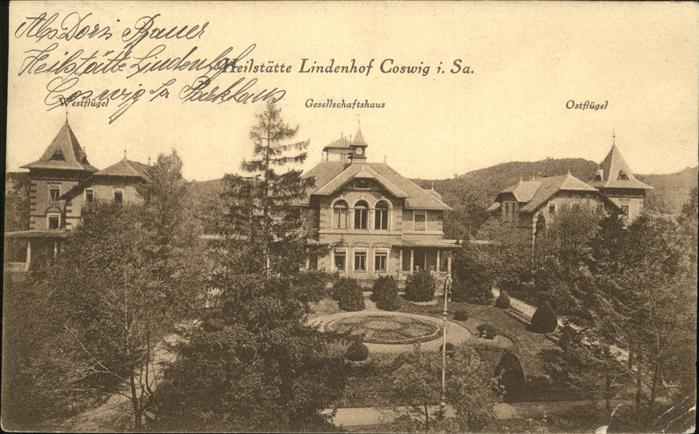 Coswig Sachsen Gesellschaftshaus Ostflügel Westflügel